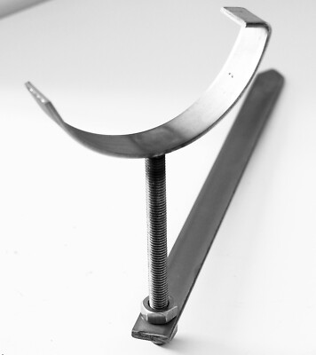 Metall Rise & Fall Drive In Halterung für 6''/150mm HR Gusseisen Dachrinne (Edelstahl)