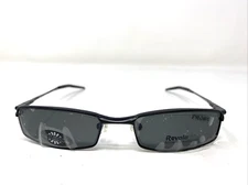 Revolution Eyewear REV551 CORK 50-19-132 Black Eyeglasses Frame w/ Clip-On PC76