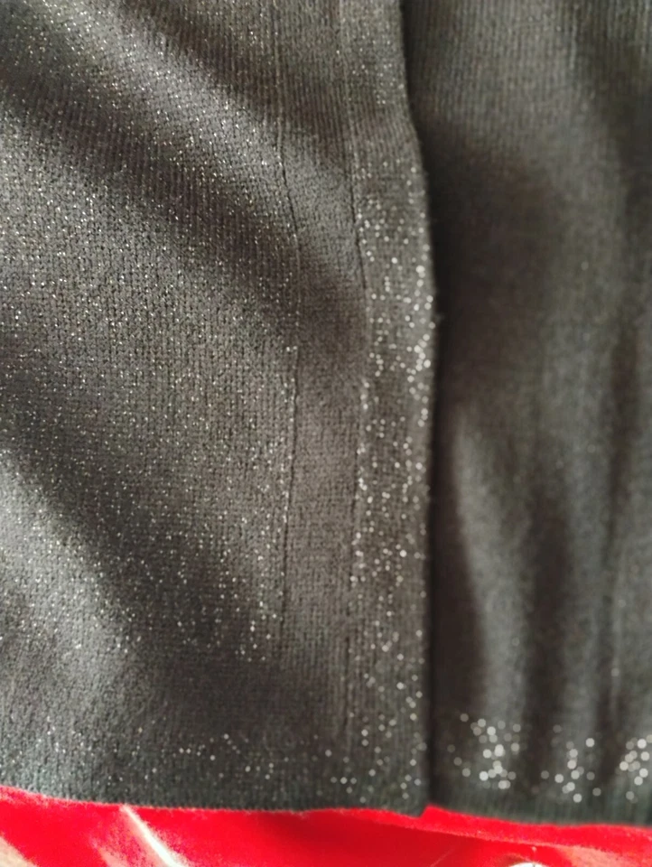 Envoltório/xale reversível metálico preto e prata Ralph Lauren tamanho único - Imagem 3 de 4