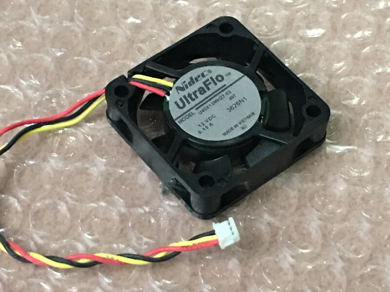 1pcs Nidec U40X12MHZ7-52 3-wire 12V 0.10A 4cm 3pin for projector fan - Image 2 of 3