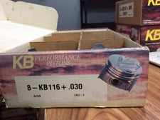 KB Performance Pistons KB116.030, set of 8, Ford small block 302