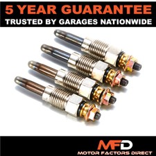 4X FOR VOLKSWAGEN CADDY MK1 1.6 (1982-92) DIESEL HEATER GLOW PLUGS PLUG FULL SET