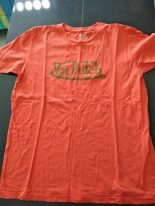 maglietta arancione uomo