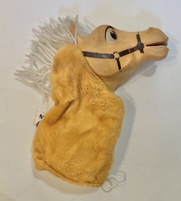 VTG Mr Ed Talking Pull String Hand Puppet: Mattel 1962 Works but distorted