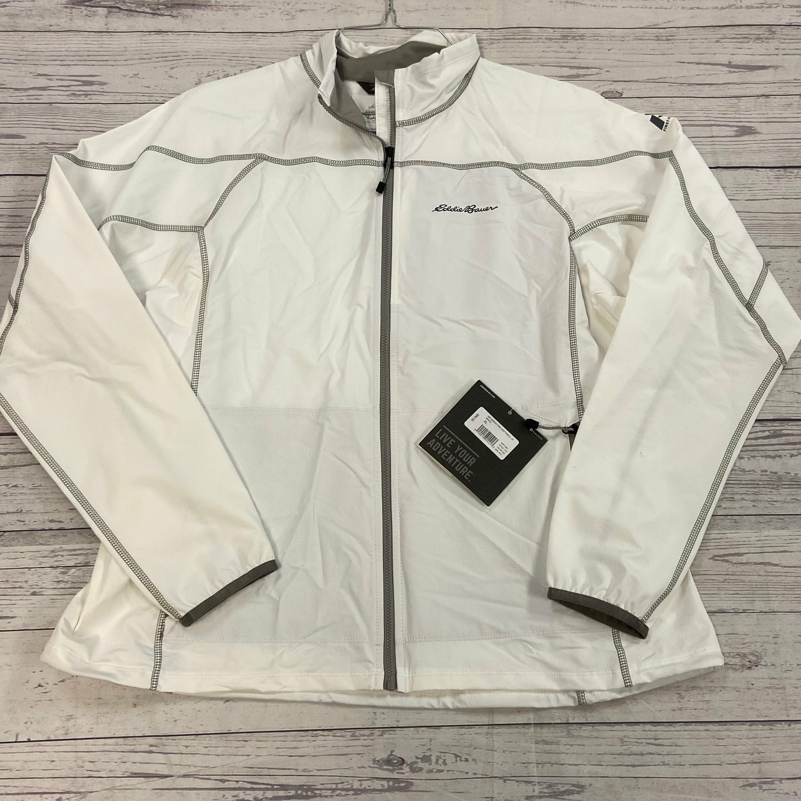 Eddie Bauer Ascend White Zip Up Active 