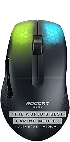 ROCCAT KONE Pro Air Gaming Mouse (Wireless, Ergonomic) Black ROC-11-410-01 NEW - Image 2 of 3