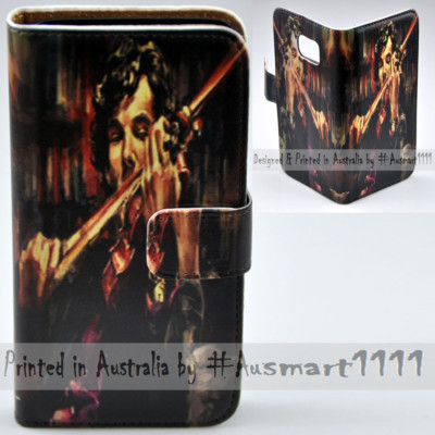 For Google Pixel Series Mobile Phone - Violinist Print Flip Case Phone Cover