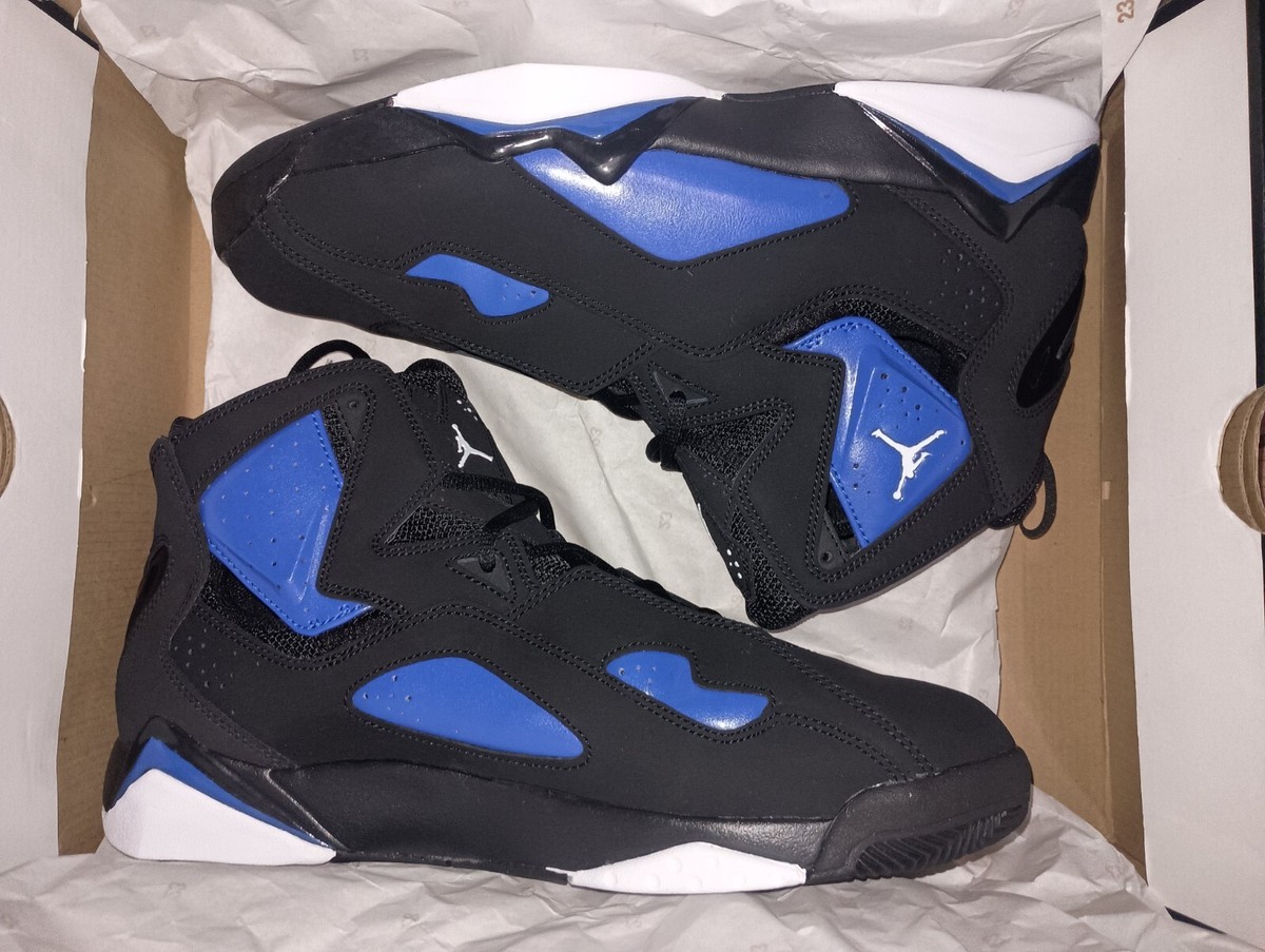 Jordan True Flight Black/White-Game Royal 342964-042 Men's Size 12