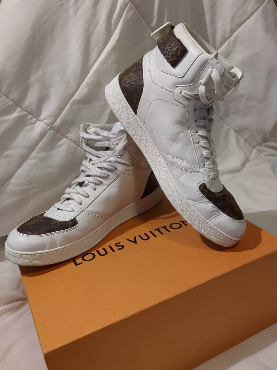 LOUIS VUITTON Rivoli Hi Top Sneaker Boots 10 - More Than You Can