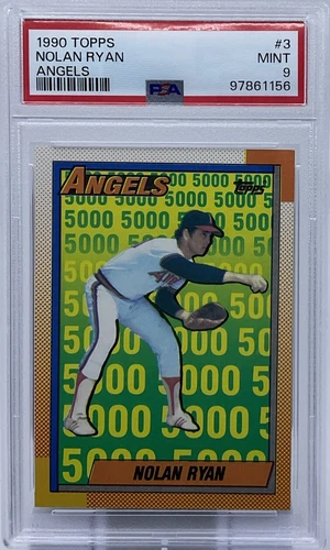 Nolan Ryan PSA 9- 1990 Topps - “383 Strikeouts In 1973 - The Angels Years”