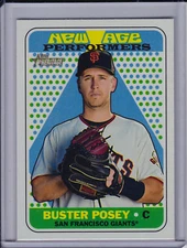Buster Posey 2018 Topps Heritage New Age Performers Insert Card NAP-9