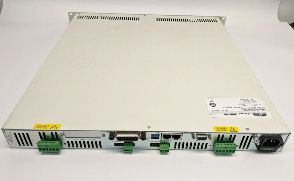 Fuente de alimentación de CC programable Ametek Amrel SPD60-6-K0E0 Rev D ePower 60V 6A Foto 2 de 4