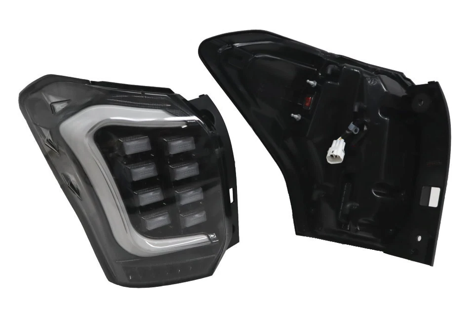 CLEAR/Black Sequential Signal LED Tail Light for 2014 15~2018 Subaru Forester SJ - Image 3 of 4