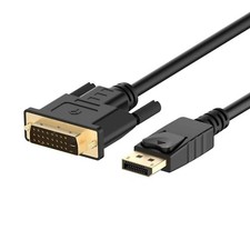 Cables Direct 2m DisplayPort to DVI-D Male Monitor Cable Black HDHDPORT-001-2M