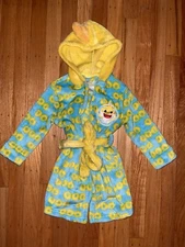 BABY SHARK Pinkfong 2T Toddler Boy/Girl  Fintastic Robe Blue Yellow