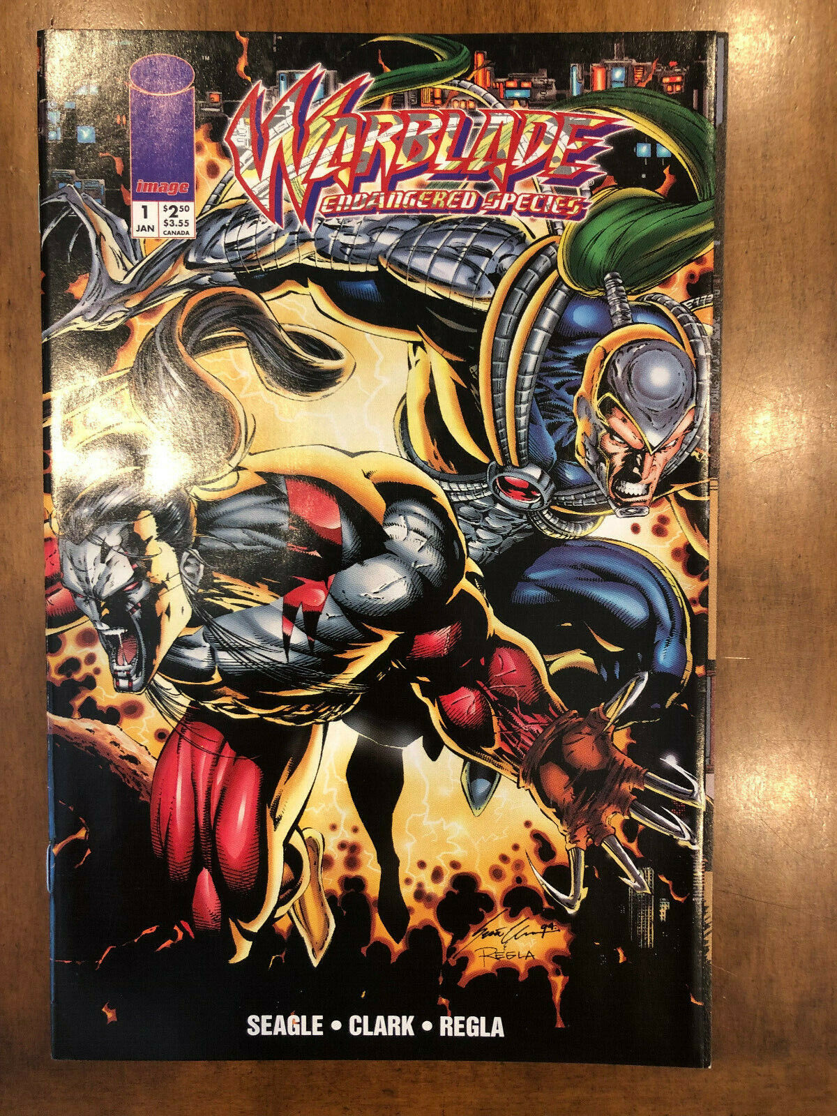 Image Comics Warblade: Endangered Species Issues #1-4 (1995) Excellent Copies