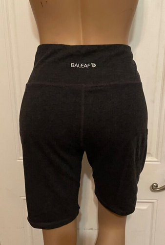 Size 3XL Baleaf gray yoga activity Shorts / cell phone pockets - Picture 2 of 3