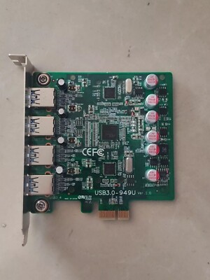  1 pcs RENESAS UPD720202 PCIE to USB 3.0 4Ports PCI Express Expansion Card
