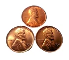 1955 P D S GEM UNCIRCULATED  LINCOLN CENTS (3 COINS)