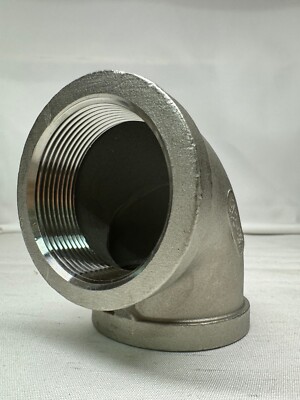 Stainless Steel Pipe Fitting 316 Stainless Steel 90 Degree Elbow Connector, 2NPT