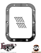 Lokar Shift Boot Ring 70-sfr Stainless Steel Boot Ring Rectangle 6.75x 5.25