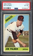 1966 Topps #126 Jim Palmer PSA 6 EX-MT *Baltimore Orioles*