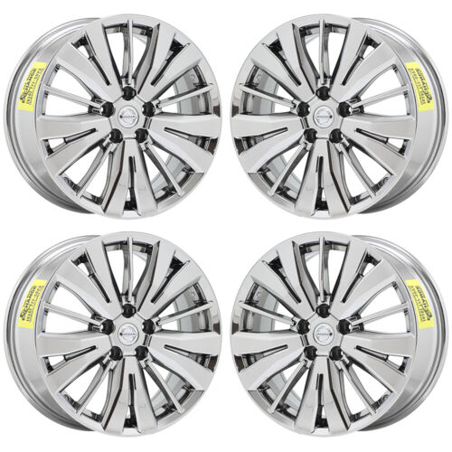 18" Nissan Pathfinder Bright Chrome wheels rims Factory OEM set 4 62742