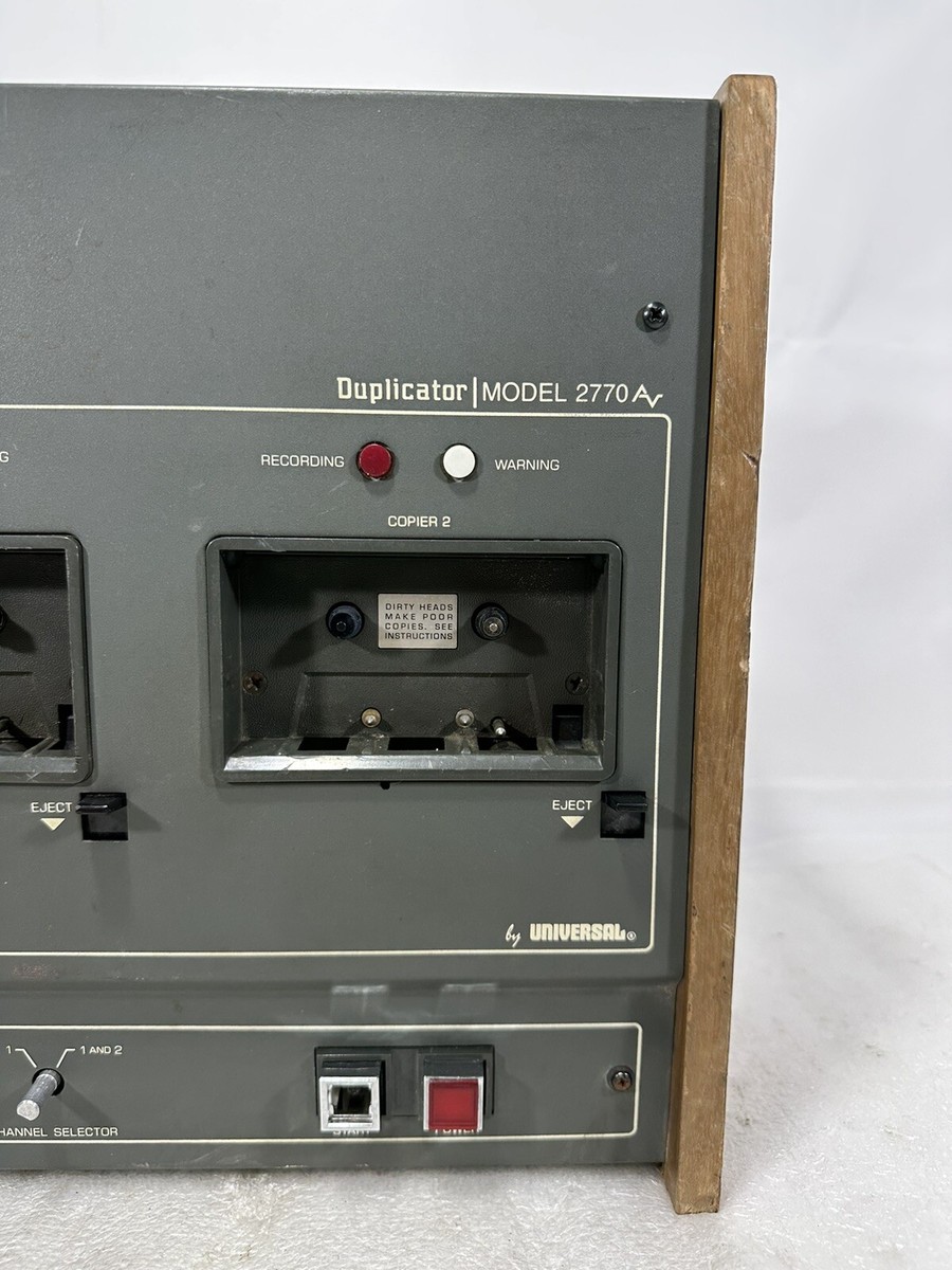 Vintage Wollensak 2770 AV ~ Cassette Tape Duplicator ~ WORKING