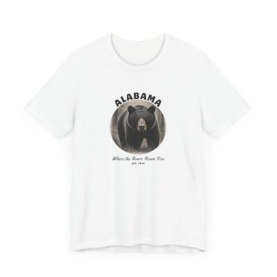 Alabama Black Bear Shirt, Unisex State Animal Tee, Alabama Wildlife Apparel