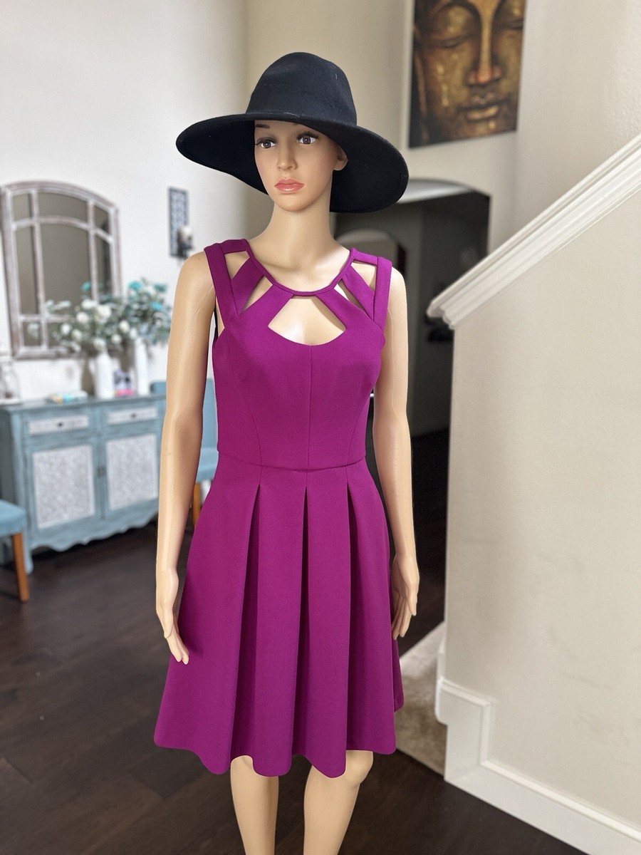 purple betsey johnson dress Betsey Johnson Plum Purple Sequin Dress with Belt