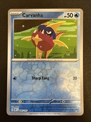 Carvanha 046/197 Obsidian Flames Reverse Holo Common