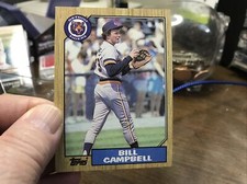 1987 Topps Baseball BILL CAMPBELL  FROM VENDING # 674