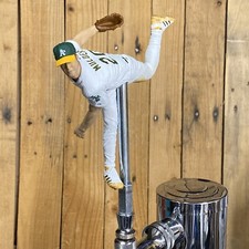 OAKLAND A's Baseball Beer Keg Tap Handle MLB Pitcher Mark Mulder Kegerator