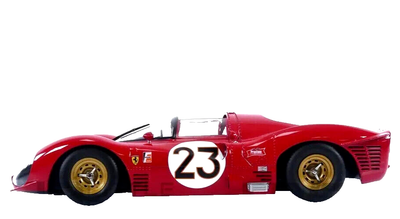 1967 FERRARI 330 P4 SPIDER race car #23 Winner DAYTONA 24 Amon 
