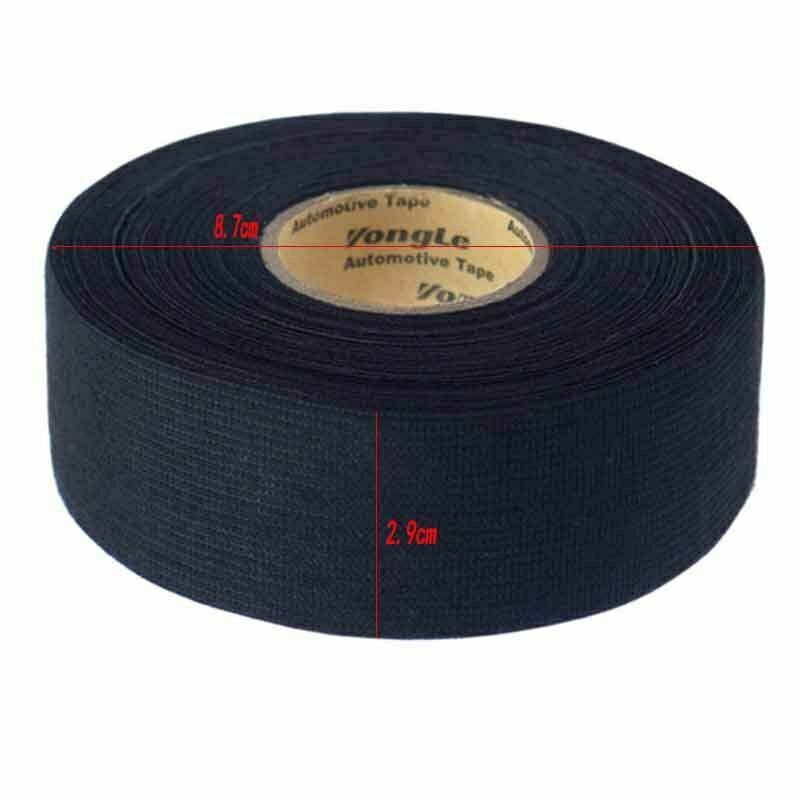 4Rolls 82ft Car Wiring Loom Tape Adhesive Cloth Fabric Harness