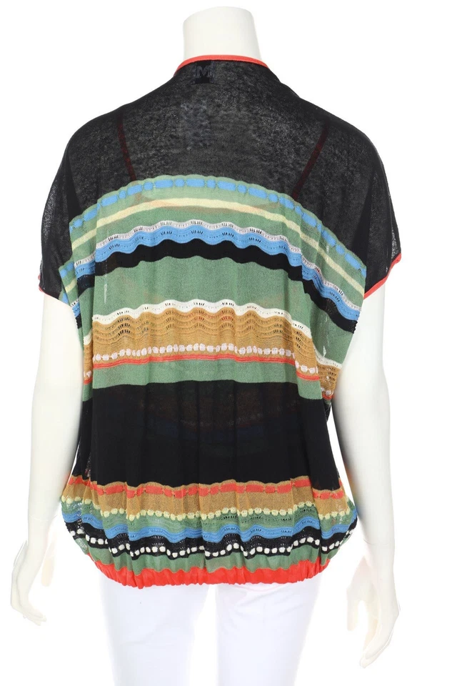 M Missoni Combination Lavorato a Maglia Lino I 44 = D 38 Multicolore - Immagine 3 di 4