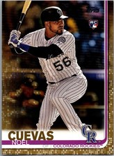 2019 Topps - Gold #417 Noel Cuevas (RC) /2019