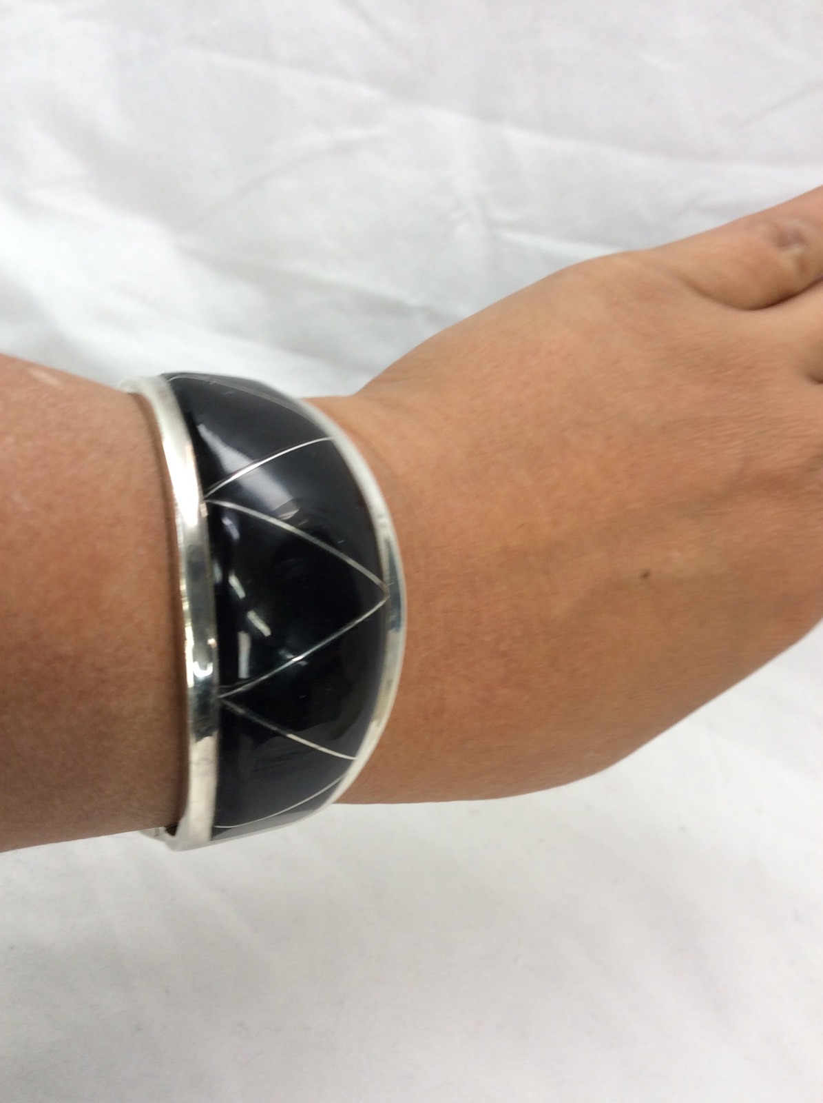 Stunning statement Vtg Artisan Studio Sterling si… - image 9