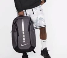 Nike Hoops Elite Pro Grey/Silver Basketball Backpack BA5554-022 NWT