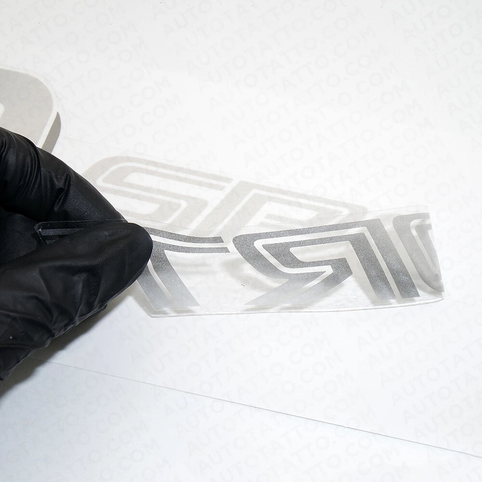 2x 3D TRD Sport Gris Oscuro Camioneta Cama Logo Calcomanía Decoración Limitada Foto 3 de 4