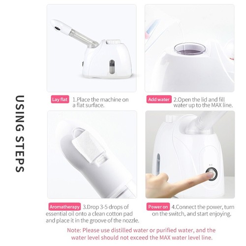 Facial Steamer Spa UV Hot Ozone Professional Beauty Salon Skin Care Equipment - Picture 9 of 11