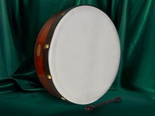 Handmade Dannan 16" Vegan Bodhran Hand Drum - Plain