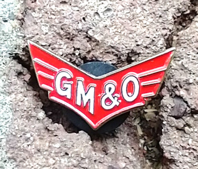  G M&O Eisenbahn Eisenbahn Rail Road Train Hutnadel Tie Tack Revers