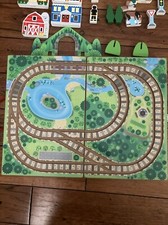 Melissa And Doug Take along Wooden Train Set