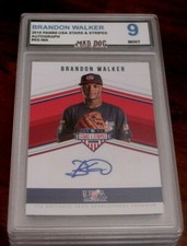 BRANDON WALKER Rookie AUTO****2018 Panini USA STARS--MINT 9***GATORS--Mad DOG