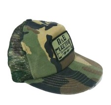 A B Electric Hat Camo Patch USA Made Snapback Trucker Mesh Cap