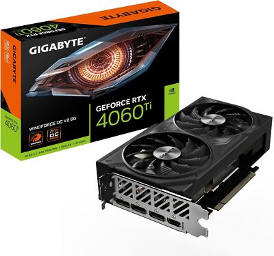GIGABYTE NVIDIA GeForce RTX4060Ti Graphics Board GDDR6 8GB [Officia  NEW!