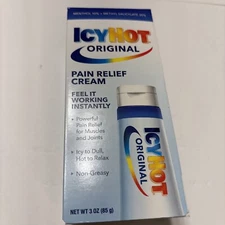 Icy Hot Original Pain Relief Cream 3.0 Oz. Exp 09/2026 Non Greasy