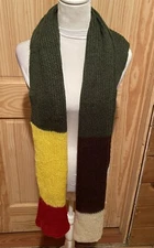 Italy Design MultiColor Soft Knit Scarf ~ EUC