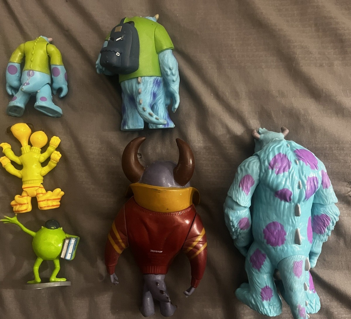 Disney Pixar MONSTERS INC and Monsters University Characters Toys (Lot of 9)